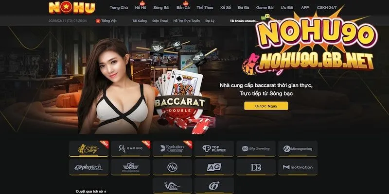 4 sảnh game hot tại sòng bài Nohu90