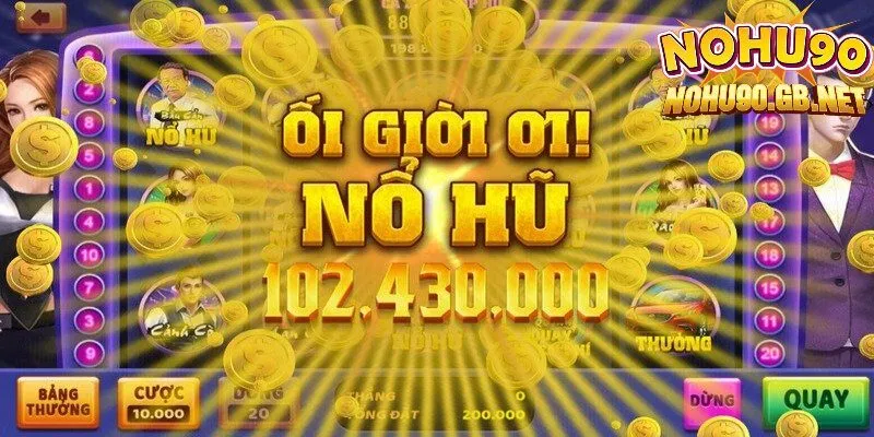 Các bước chơi nổ hũ tại Nohu90