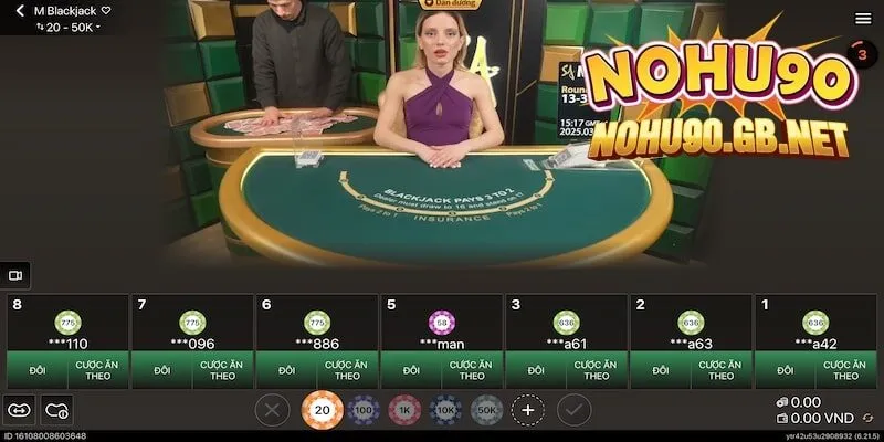 Mẹo thắng lớn khi chơi Blackjack Nohu90