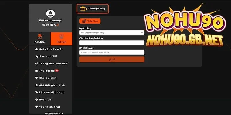 Thanh toán tiền thưởng đá gà Nohu90 nhanh chóng